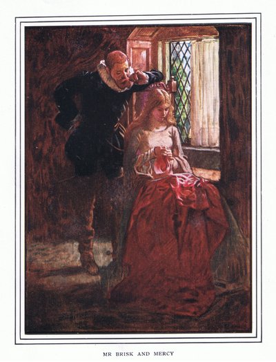 Mr Brisk and Mercy by John Byam Liston Shaw